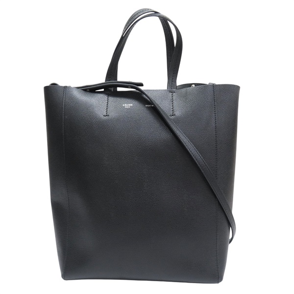 黑色 牛皮 Vertical cabas 肩背包【CELINE 賽琳】