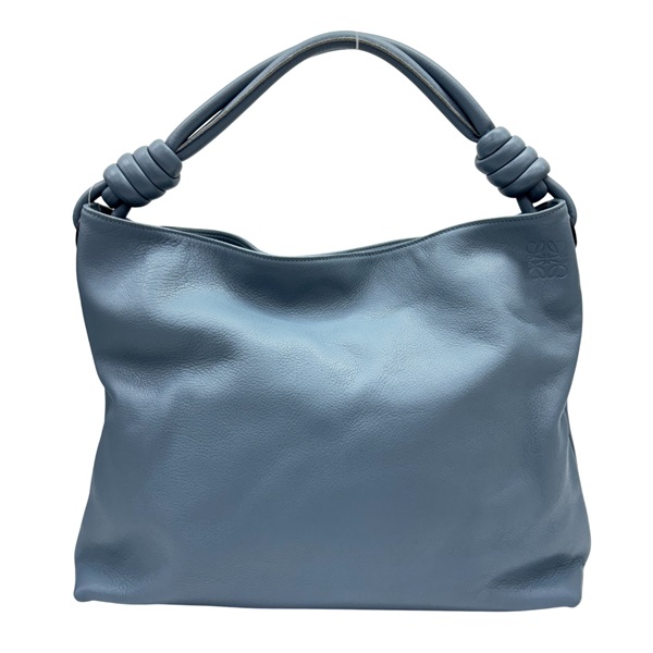 淡藍色 羊皮 Flamenco 肩背包【LOEWE 羅威】