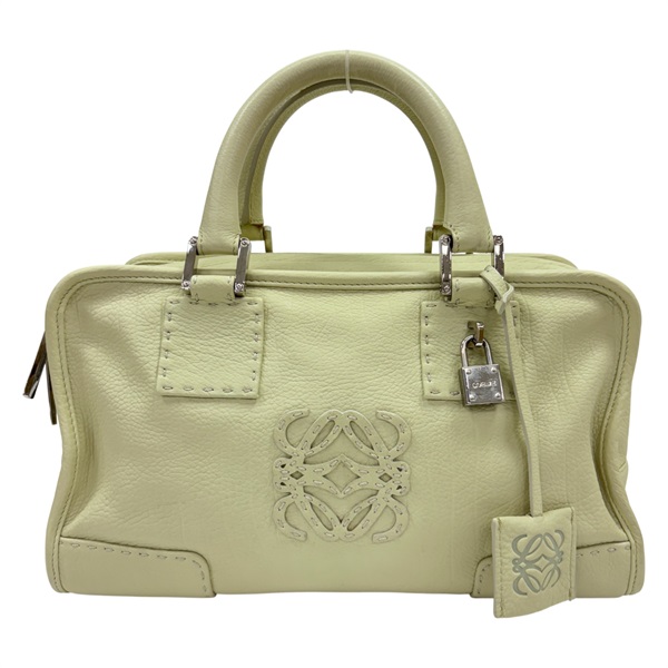 米色 綠色 羊革 Amazona 28 手提包【LOEWE 羅威】