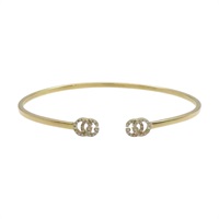 18K黃金 雙G Running 手環【GUCCI 古馳】 481662