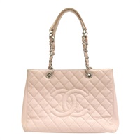 粉色 牛皮 GST tote 肩背包【CHANEL 香奈兒】 A50995