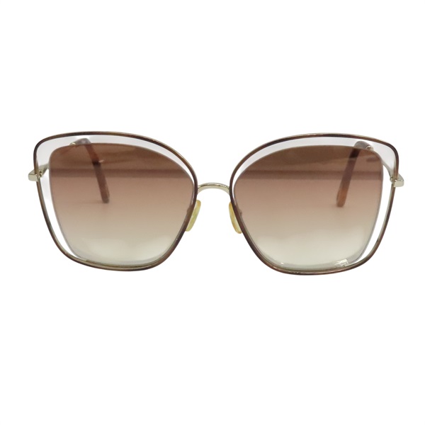 茶色鏡片 鍍金 墨鏡 太陽眼鏡 【Chloe 克羅伊】 CE133S