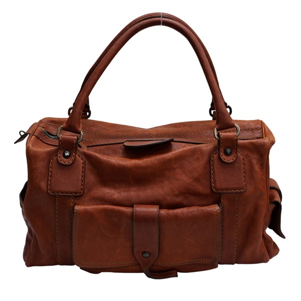 橘色牛皮 手提包【TOD'S 托德斯】