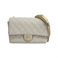 灰色羊皮 COCO 20 肩背包【CHANEL 香奈兒】