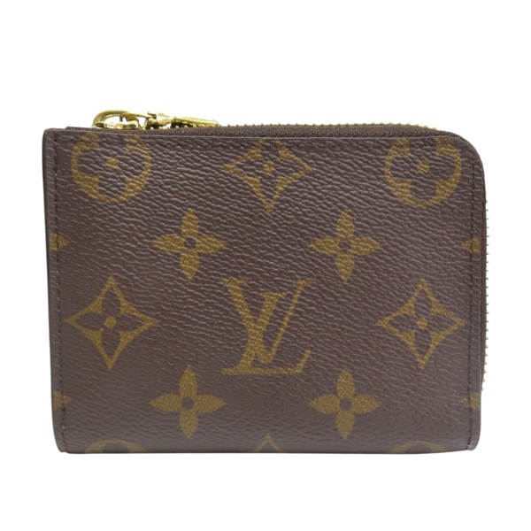 棕色 原花帆布 Noa Compact 拉鍊短夾 零錢包【LOUIS VUITTON LV 路易威登】 M83476
