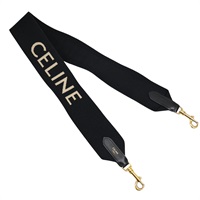 黑色帆布 背帶【CELINE 賽琳】