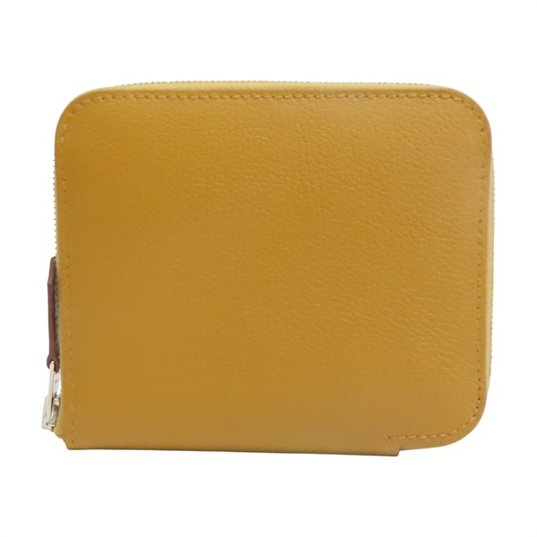 餅幹色 Evercolor牛皮 Silk'in Compact 零錢包 B刻【HERMES 愛馬仕】 H085209CKAA