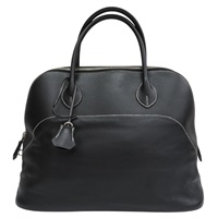 黑色 Veau Sikkim牛皮 Bolide Relax 35 手提包 □Q刻【HERMES 愛馬仕】
