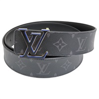 黑色 原花帆布 皮帶 M0341V 95CM【LOUIS VUITTON LV 路易威登】 M0341V