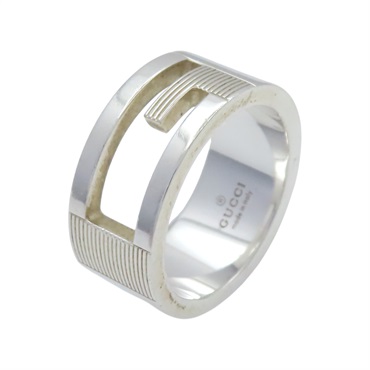 925純銀 Branded Regular G Ring 戒指【GUCCI 古馳】 032660