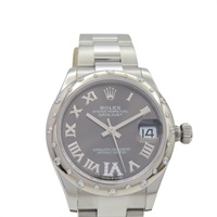 深灰色錶盤 不鏽鋼 鑽石 DateJust 31 腕錶【ROLEX 勞力士】 278344RBR