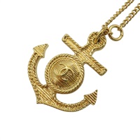 鍍金 船錨造型 項鏈【CHANEL 香奈兒】