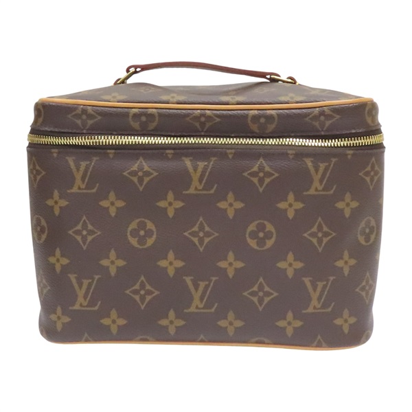 棕色 原花帆布 NICE BB 手提化妝箱 M42265【LOUIS VUITTON LV 路易威登】 M42265