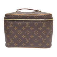 棕色 原花帆布 NICE BB 手提化妝箱 M42265【LOUIS VUITTON LV 路易威登】 M42265