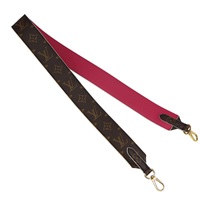 棕色 原花帆布 背帶 J02285【LOUIS VUITTON LV 路易威登】 J02285