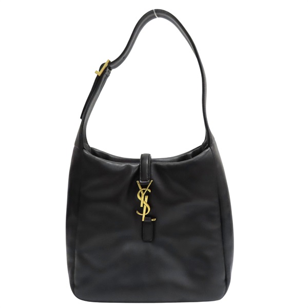 黑色 羊皮 肩背包【SAINT LAURENT YSL 聖羅蘭】 763480