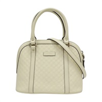 米色 壓紋牛皮 兩用包 449654【GUCCI 古馳】 449654