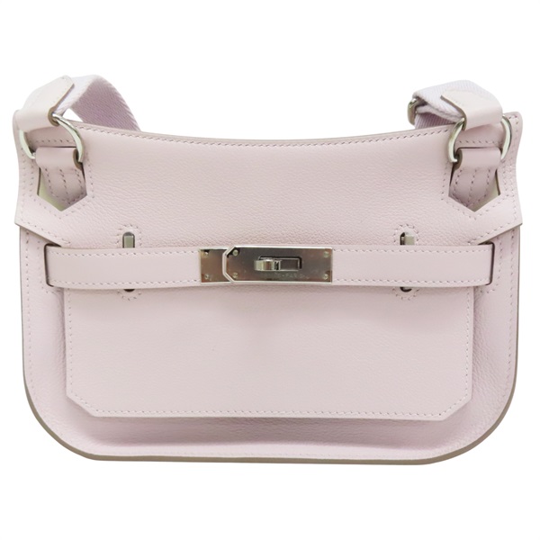 夢幻粉紫色 Evercolor牛皮 Mini Jypsiere 肩背包 B刻【HERMES 愛馬仕】 H084047CK