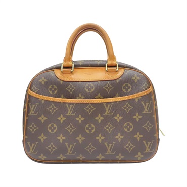 棕色 原花帆布 Trouville 手提包【LOUIS VUITTON LV 路易威登】 M42228
