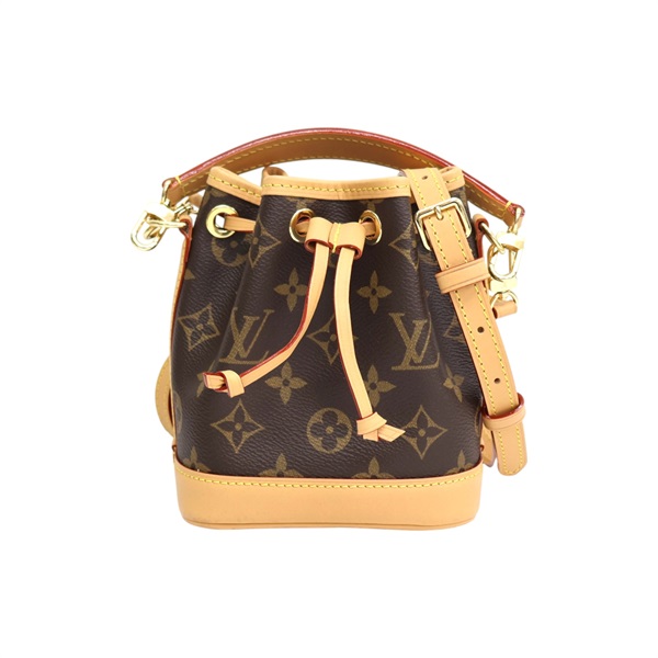 棕色 原花帆布 Nano Noe 兩用包【LOUIS VUITTON LV 路易威登】 M81266