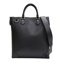 黑色 Taiga牛皮 Vertical Tote 兩用包【LOUIS VUITTON LV 路易威登】 M30811