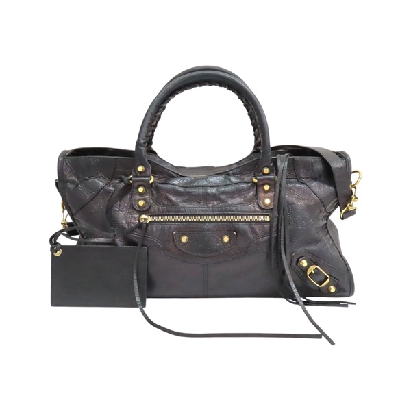 黑色羊皮 The Part Time 兩用包 168028【Balenciaga 巴黎世家】 168028