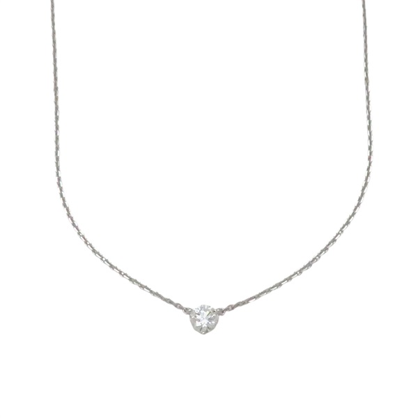 18K白金 鑽石項鍊【JEWELRY 無品牌珠寶】 diamond 2.3g