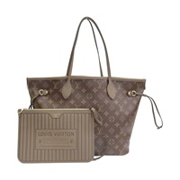 棕色帆布 Neverfull Inside Out MM 肩背包 M25664【LOUIS VUITTON LV 路易威登】 M25664