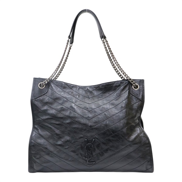 黑色 牛皮 NIKI Shopping 肩背包【SAINT LAURENT YSL 聖羅蘭】 577998