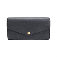黑色 牛皮 Sarah 扣式 長夾 M61182 【LOUIS VUITTON LV 路易威登】 M61182