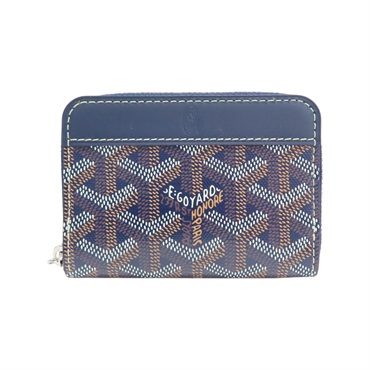 藍色 帆布 Matignon Mini 零錢包【GOYARD 高雅德 】 MATIGNPMLTY01CL03P