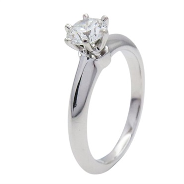 PT950鉑金 0.51ct Solitaire 鑽石戒指【Tiffany & Co 蒂芬妮】