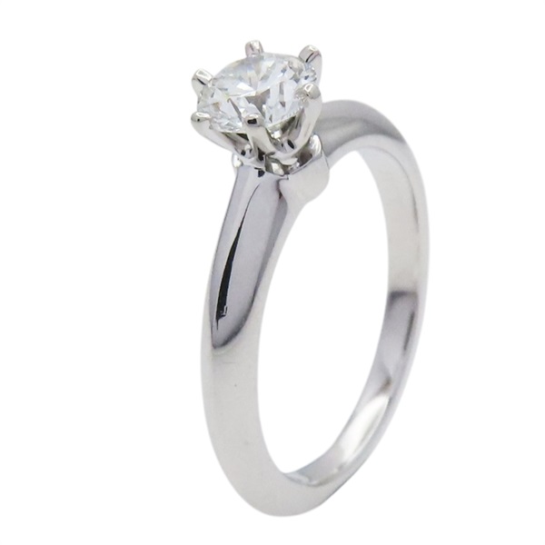 PT950鉑金 0.51ct Solitaire 鑽石戒指【Tiffany & Co 蒂芬妮】