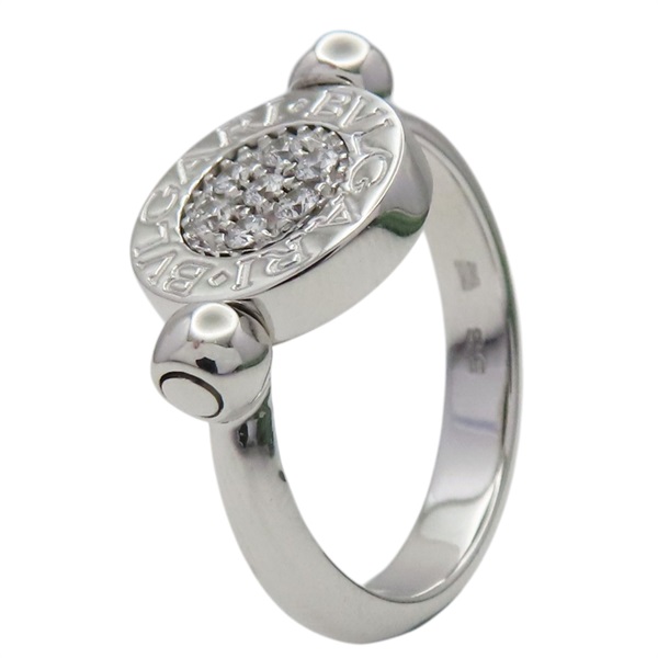 18白K金 瑪瑙 翻轉 戒指【BVLGARI 寶格麗】 AN850723