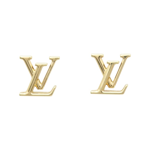 金色鍍金 Boucle d'oreille LV Iconic 耳環【LOUIS VUITTON LV 路易威登】 M00610