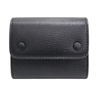 黑色 山羊皮 按扣 錢包【Maison Margiela 馬吉拉時裝屋】 SA3VX0010