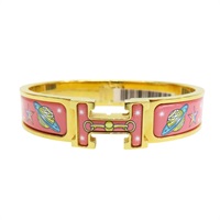 粉色 琺瑯 Clic H Chorus Stellarum【HERMES 愛馬仕】 H700006F