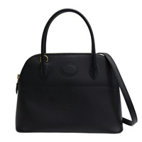 黑色 Epsom牛皮 Bolide 27 柏莉包 两用包 Z刻 金釦【HERMES 愛馬仕】