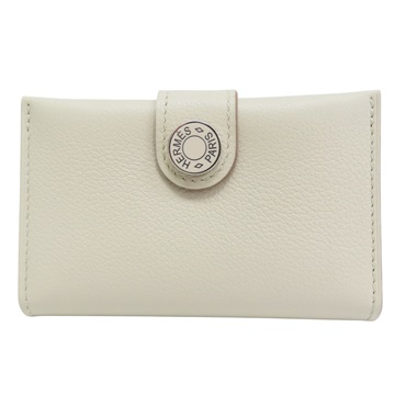米白色 Evercolor牛皮 R.M.S 名片夾 W刻【HERMES 愛馬仕】 H088006CK