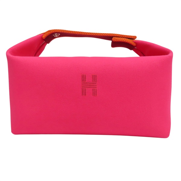 芙蓉花色 帆布 Bride-a-Brac 收納包【HERMES 愛馬仕】 H104223M 04