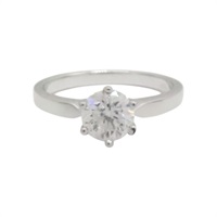 18K白金 鑽石 戒指【JEWELRY 無品牌珠寶】