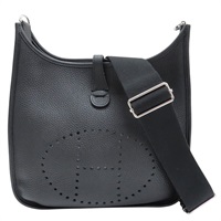 黑色 Taurillon牛皮 Evelyne 29 肩背包 U刻【HERMES 愛馬仕】 H056277CK