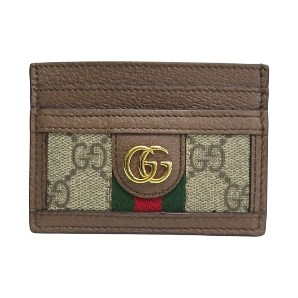棕色 帆布 Ophidia Card Case 卡夾 名片夾 【GUCCI 古馳】 523159