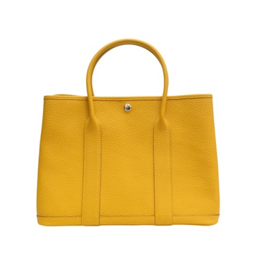 芥末黃 Togo牛皮 Garden Party 36 手提包 D刻【HERMES 愛馬仕】