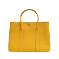 芥末黃 Togo牛皮 Garden Party 36 手提包 D刻【HERMES 愛馬仕】