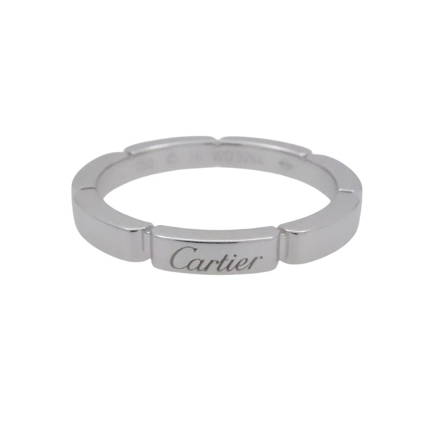 18K白金 Maillon Panthere 戒指 56【Cartier 卡地亞】 B4083556