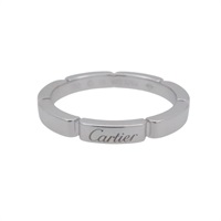 18K白金 Maillon Panthere 戒指 56【Cartier 卡地亞】 B4083556