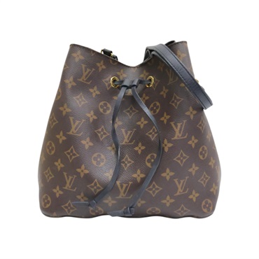 棕色 原花帆布 NeoNoe MM 水桶包 肩背包【LOUIS VUITTON LV 路易威登】 M44020