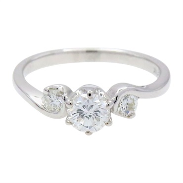 18K白金 鑽石 戒指【JEWELRY 無品牌珠寶】