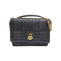 黑色羊皮 Lola 兩用包【BURBERRY 巴寶莉】 8049050